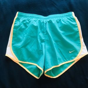 Nike Turquoise Athletic Shorts